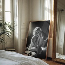 Targa Decorativa In Ferro Marilyn Monroe - 20x30 Cm Con Fori, Citazioni Ispiratorie Per Casa, Cucina, Giardino, Stile Retrò