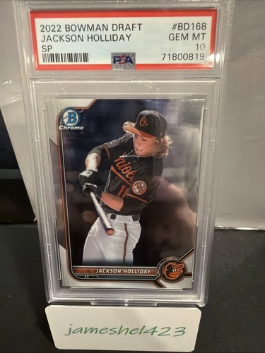 2022 Bowman Draft - Image Variation SP Jackson Holliday #BD-168 (RC)