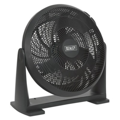 Sealey SFF16 Schreibtisch-/Bodenventilator 3 Geschwindigkeiten 16 Zoll 230 V
