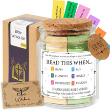 Read This When Bible Verse Jar, Mothers Day Gifts, Christian Gifts for Women, Bi