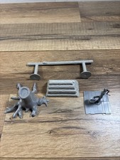 Vintage Marx Western Ranch Apache Gray Hard Plastic Pieces Accesories Lot