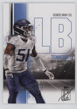 2024 Topps Signature Class Rookies Cedric Gray #189 4k8