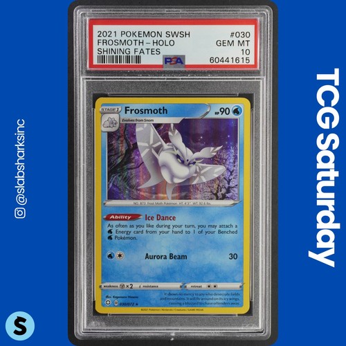 2021 POKEMON SWORD & SHIELD SHINING FATES #030/072 FROSMOTH HOLO PSA 10