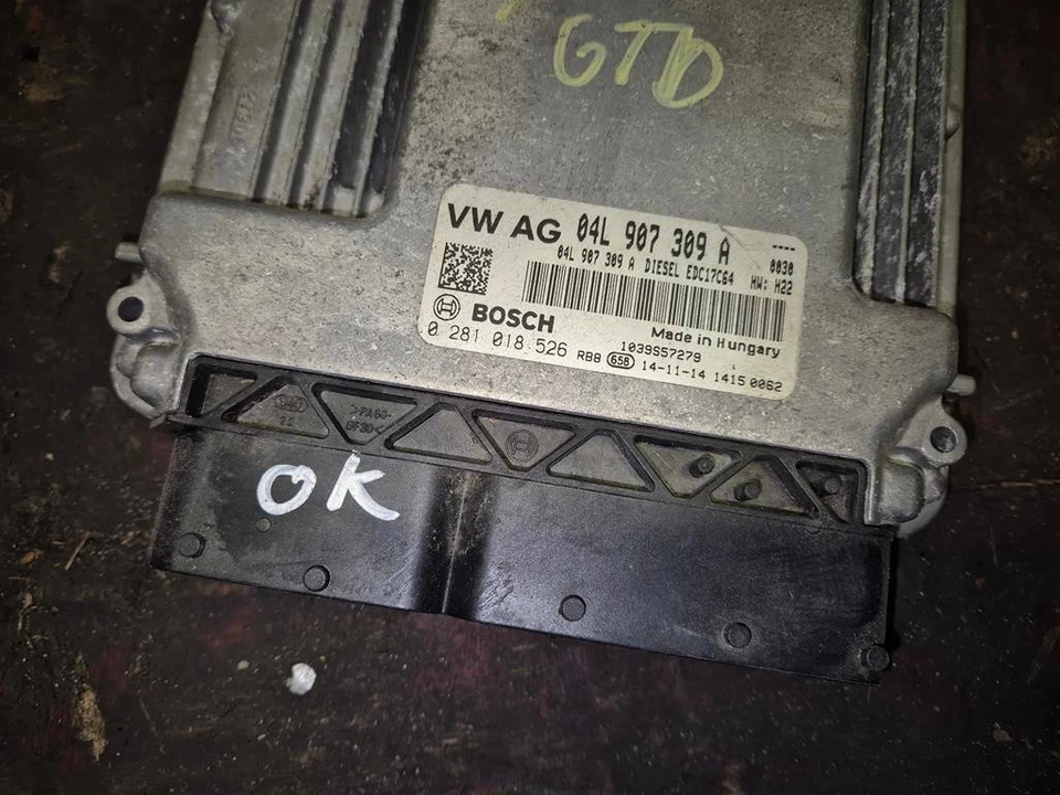 Centralina Motore Per Volkswagen Golf 7 2.0 GTD 184CV - CUN - Bosch EDC17C64 - Imagen 2 de 4