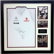 Jenson Button Signed Mclaren Shirt