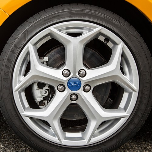 4x silicone sticker for hubcaps Ford hub cap wheel emblem logo - Picture 3 of 11