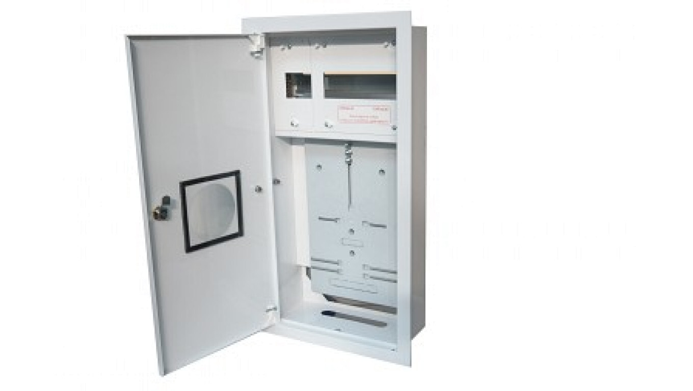 Metal flush-mounted switchgear 1 X TL 3F for electronic meter + 11 protec /T2UK