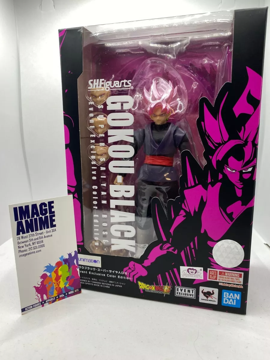 Goku Black Super Saiyan Rose SH Figuarts Event Exclusive Color Dragon Ball  Super