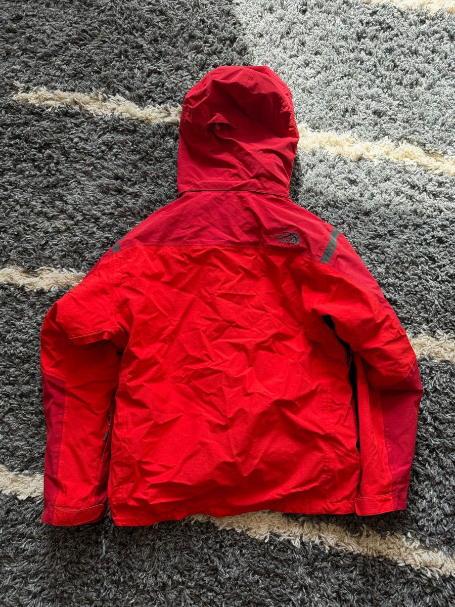 North Face Hyvent Red Ski Jacket 2-in-1 Down Liner Waterproof