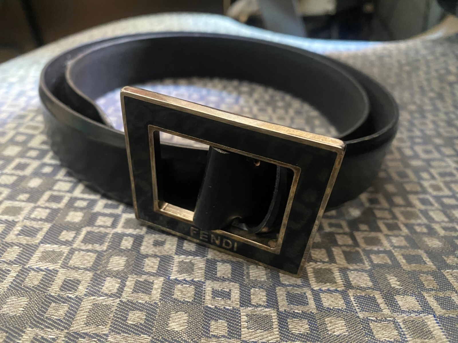 Vintage Fendi Belt Buckle Made in Italy Size XS Rare image 3