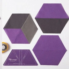 QuiltMaster HexiGuide Ruler Template