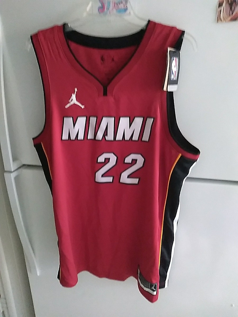 Miami Heat Jimmy Butler #22 Jordan Brand Red Statement
