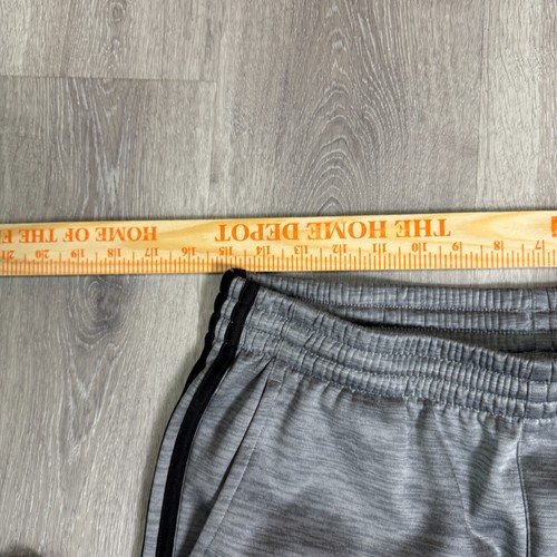 Adidas 3 Stripes Track Pants Youth Large Gray Waist Pockets - Picture 5 of 6