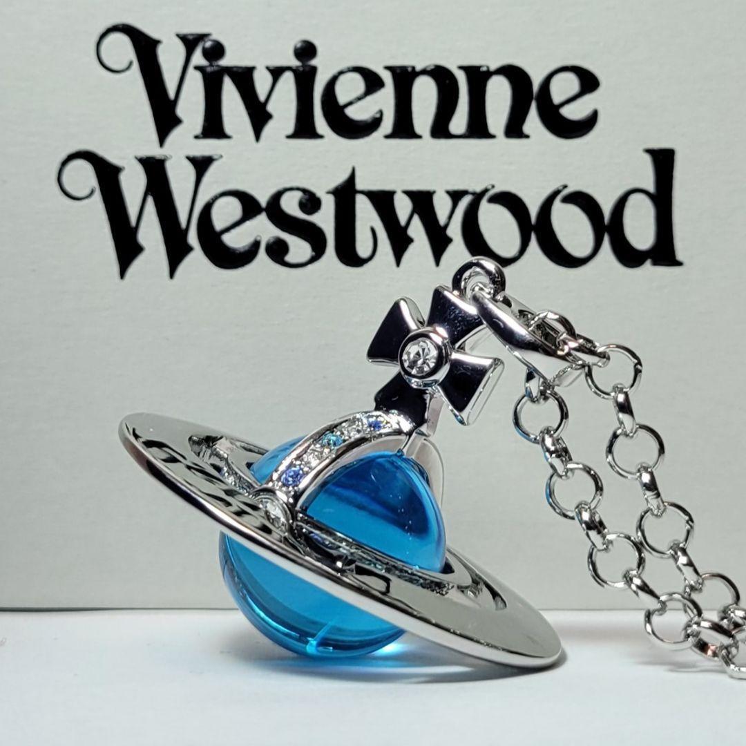 アクセサリー Vivian Westwood Small Orb Necklace Vivienne Westwood Necklace Tiny Orb Silver Pink w/drawstring
