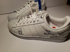 Adidas Clamshells Originals Signed By RUN DMC in Honor JAY MASTER JAY R.I.P.