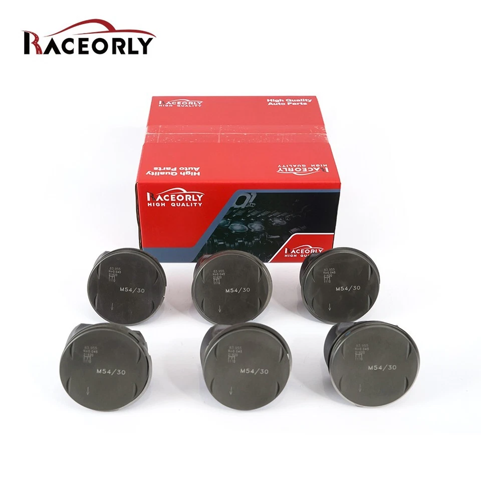 RACEORLY Pistons Rings STD For BMW 330i 530i X5 Z4 E46 E53 E60 E85 M54B30 3.0 - Image 2 of 4