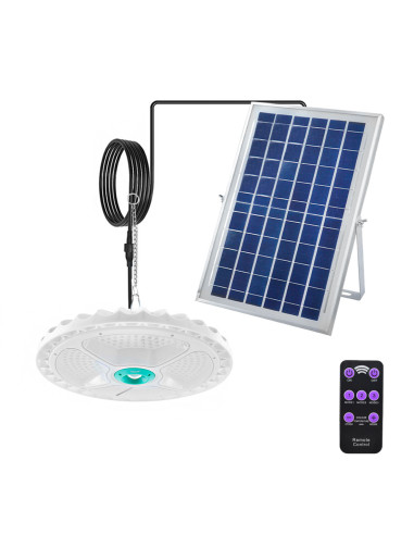 Plafonnier solaire 236 LED écologique pour éclairer votre jardin