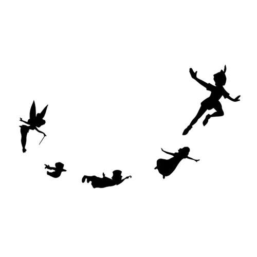 Peter Pan Flying Tinkerbell for Macbook Air/Pro Laptop Car Vinyl Decal Sticker - Image 2 of 4