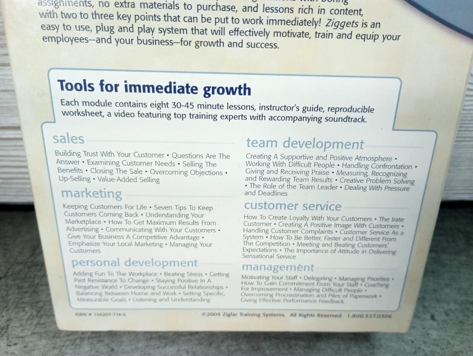 NEW Ziggets Zig Ziglar DVD Training Collection Benchmarks For Business Success - Image 3 of 4