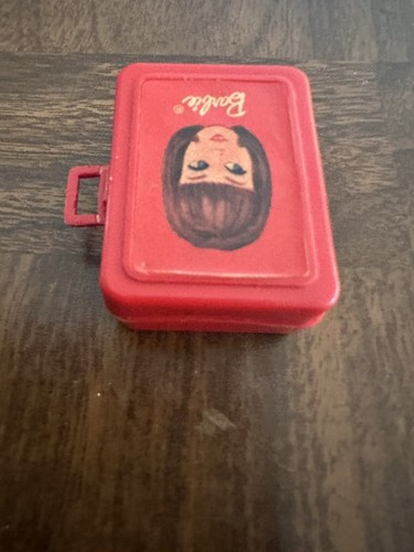 Vtg AG Barbie Tutti Let's Play Barbie #3608 Mattel Mini Red Doll Case Accessory - Picture 4 of 8