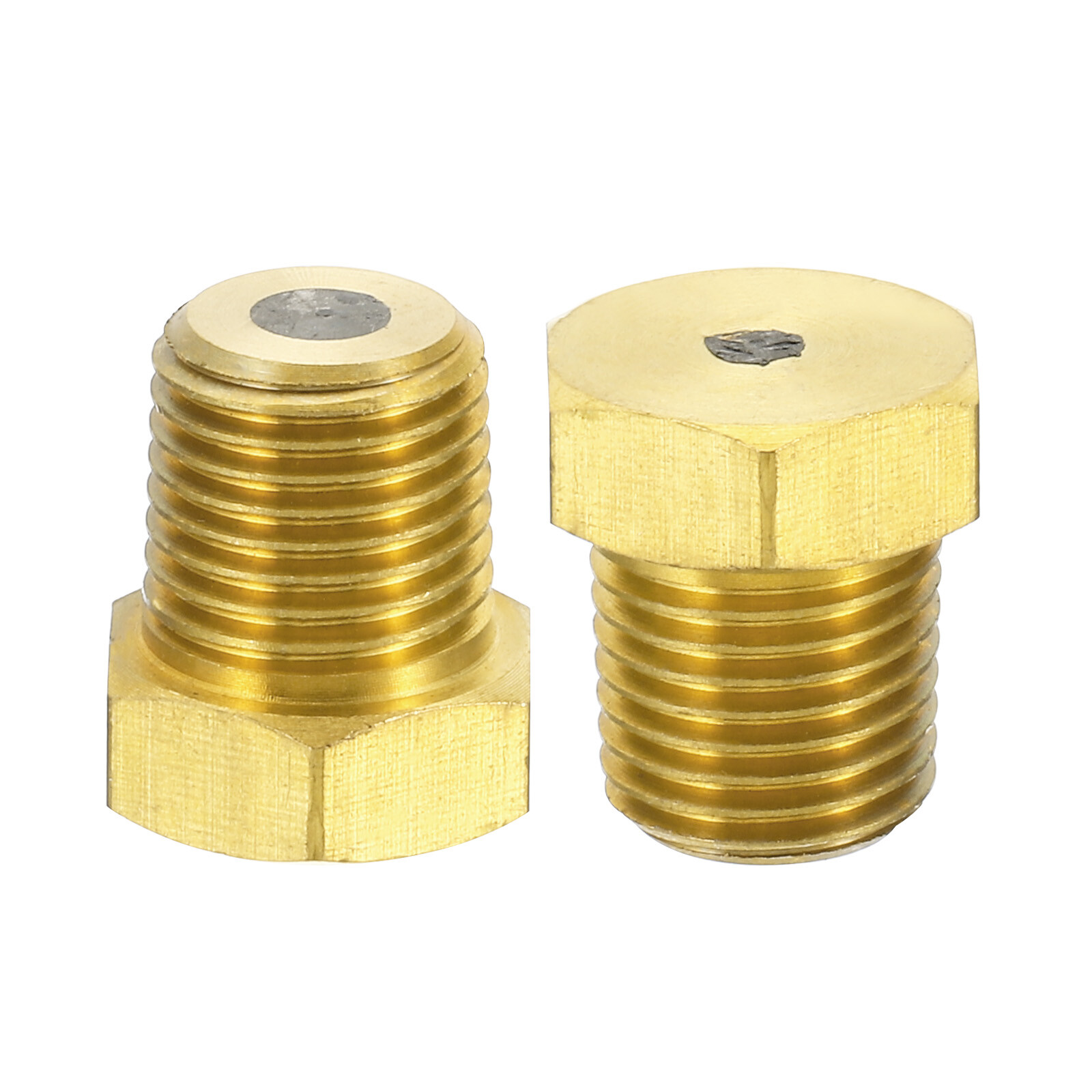 1/4" BSPT Brass Fuse Plug, Brass Fusible Melt Plug 265 Celsius Degree