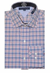 32-33 15 Tommy Hilfiger Men Special Edition Plaid Dress Shirt 