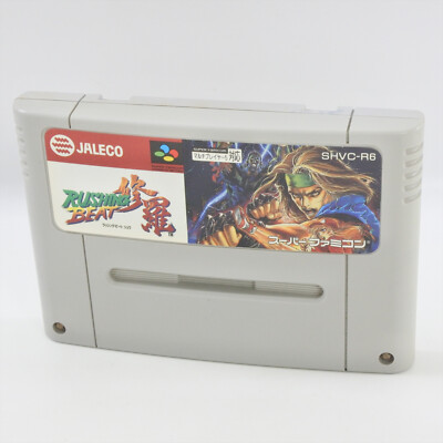 スーファミカセット Super Famicom RUSHING BEAT SHURA Cartridge Only Nintendo 1905 sfc