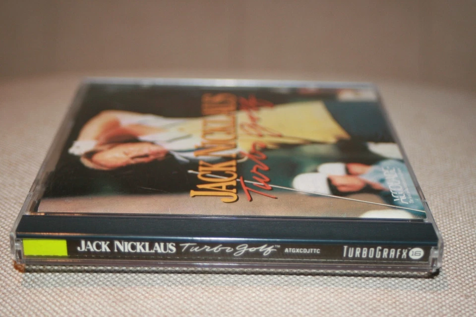 Turbografx CD game Jack Nicklaus Turbo Golf (Turbo Duo) original tested! - Image 4 of 4