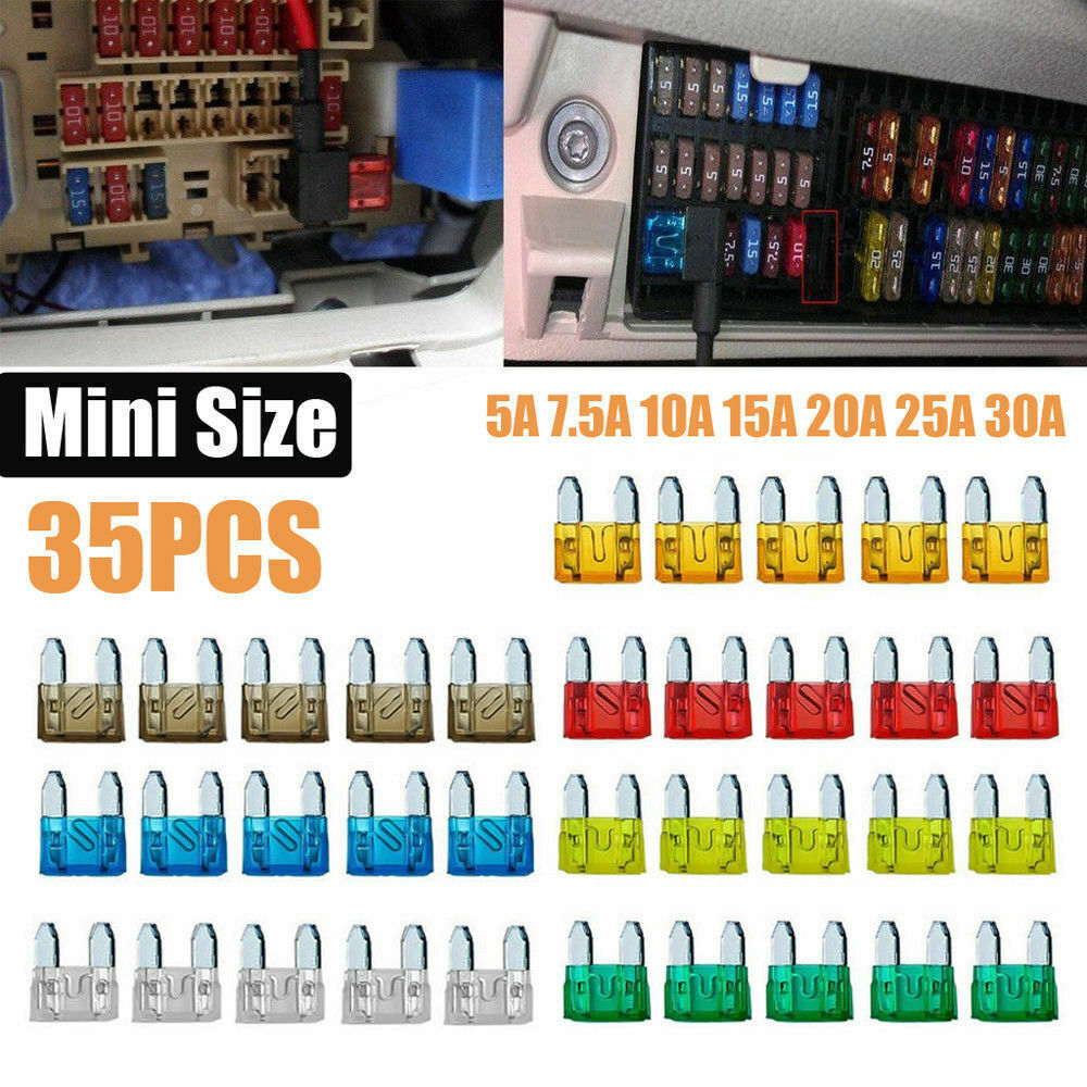 cigarette lighter fuse symbol mini Car Interior Accessories Mini Micro Blade Fuse 5 7.5 10 15 20 25 30Amp Kits  Tool