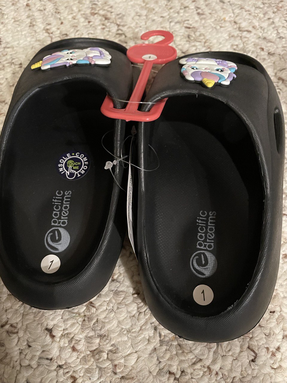 APL Scarpe sandalo ragazza acqua nero slide pacific dreams soletta comfort unicorno 13