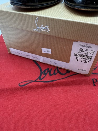 Christian Louboutin Miss Tack Pumps 70 - Patent Black - 40.5 10.5B US - Picture 6 of 19