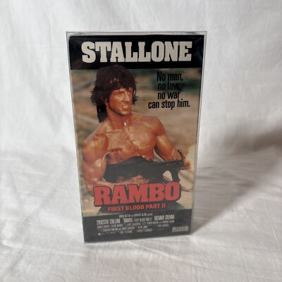 Rambo - First Blood Pt. 2 (VHS/EP, 1995) Sylvester Stallone NEW SEALED