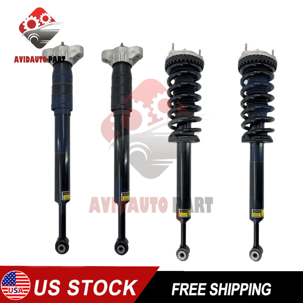 4x Front Rear Shock Absorber Struts Assembly Fit Maserati Ghibli RWD 2014-2019