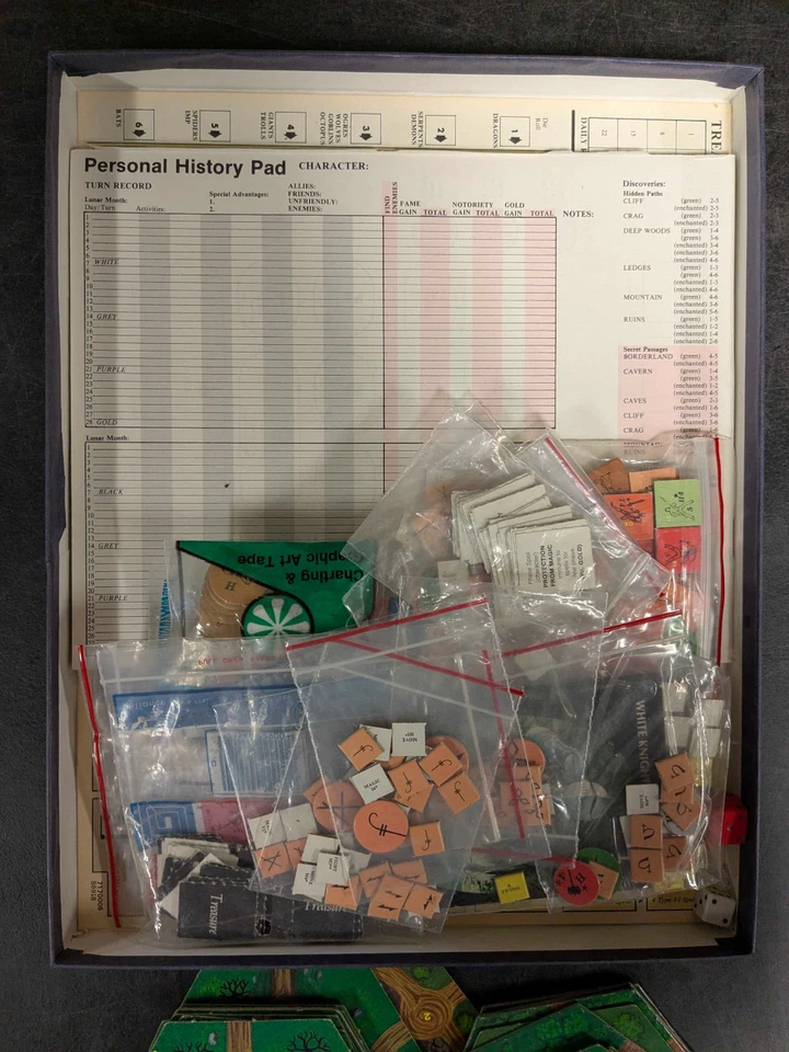 Magic Realm First Edition Vintage Board Game 1979 by Avalon Hill Game Co (Used) - Image 4 of 4