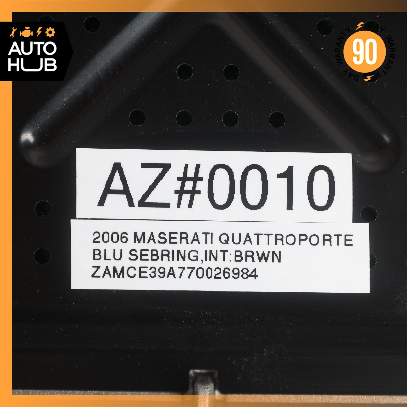 03-08 Maserati Quattroporte M139 Bose Audio Amplifier Amp 190939 OEM 79k