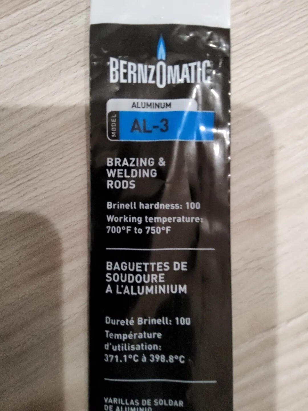 Bernzomatic Aluminum Welding and Brazing Rod (2Pack) AL3 Bernzomatic