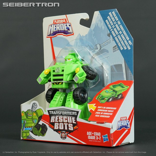 playskool heroes transformers rescue bots rescan boulder construction bot action figure