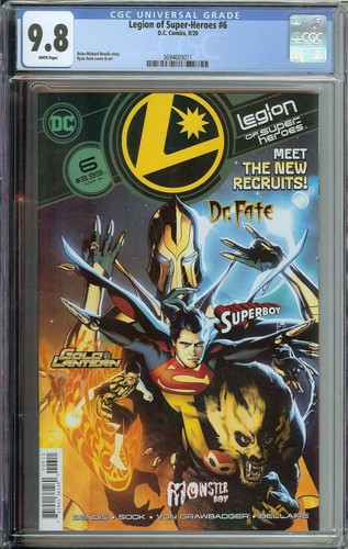 Legion of Super-Heroes #6 CGC 9.8 1st App Gold Monster Boy