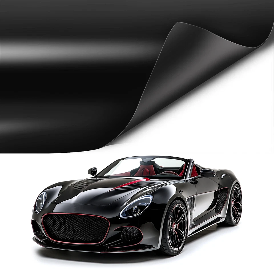 For Scion Car Paint Protection Vinyl Wrap Film Sticker Decal Sheet Roll Gloss BK - Image 4 of 4