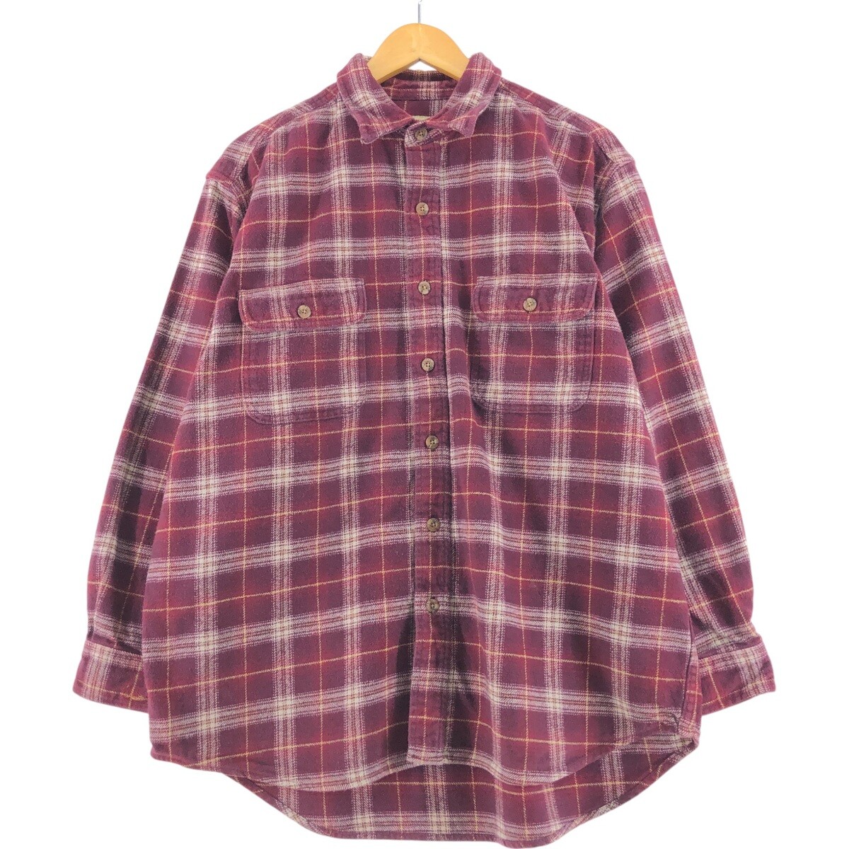 field & streamチェックシャツ Field & Stream FIELD&STREAM Long Sleeve Flannel Check Shirt