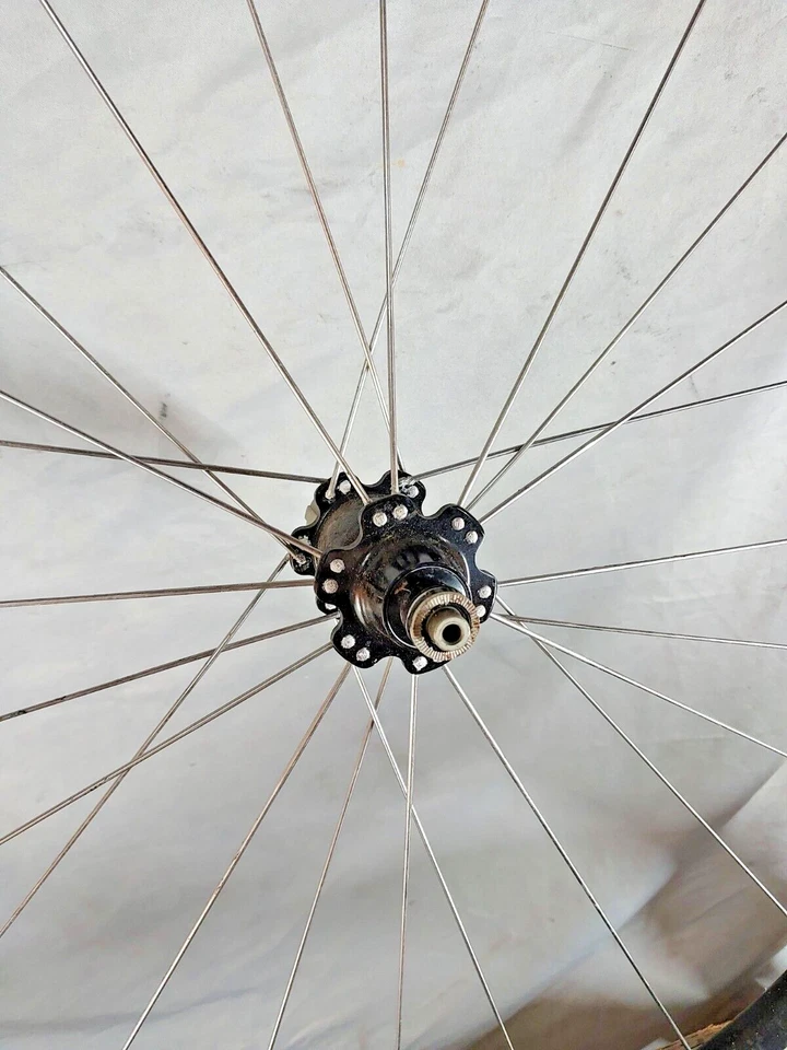 Rueda trasera tubular para bicicleta HED Belgium Series C2 700c plateada 130 mm 24S ¡Envío a EE. UU.! Foto 3 de 4