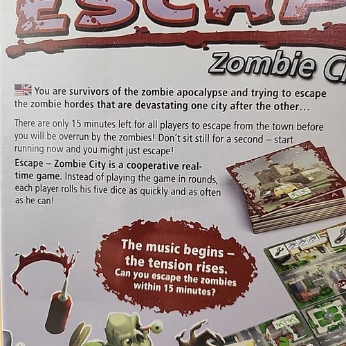 Escape: Zombie City - A Real-time Adventure Game NEW SEALED - Picture 4 of 8