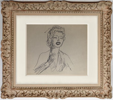 CHARLES KIFFER (1902-1992) FEMME DU MONDE DU SPECTACLE CABARET PARIS 1950 (815)