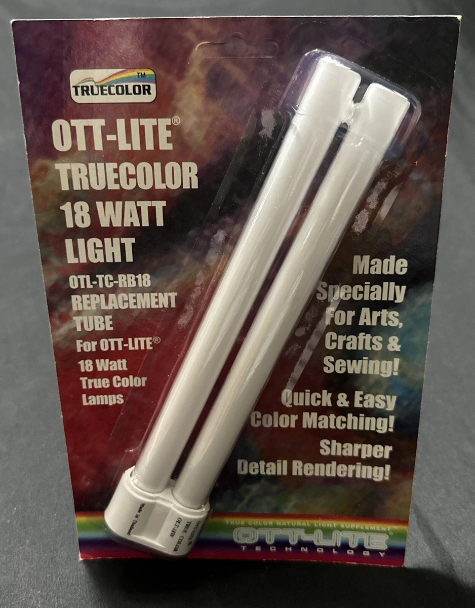 OttLite Truecolor 18 Watt Light Bulb OLPL18TC Replacement Tube 18w