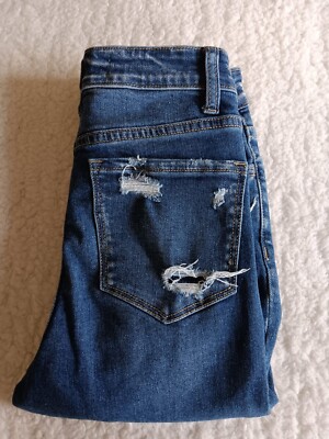 Bridge By GLY Jeans Junior/Women's 24 High Rise Ankle Skinny Stretch Destroyed