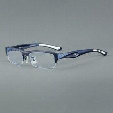 Flexible Men Semi-rim Sports Reading Glasses Photochromic CR39 Lenses TR90 Frame