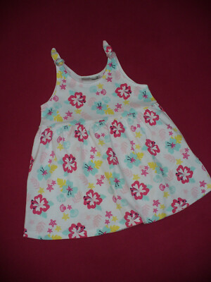 Süßes Kleidchen Kleid Größe 74 von Ergee / Weiß mit Blumendruck