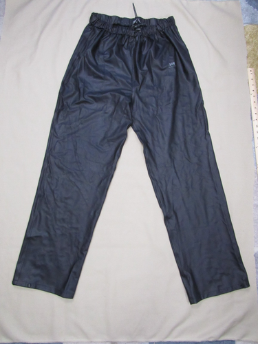 Helly Hansen Rain Pants Women’s Large Nylon Waterproof Black Drawstring 32" In