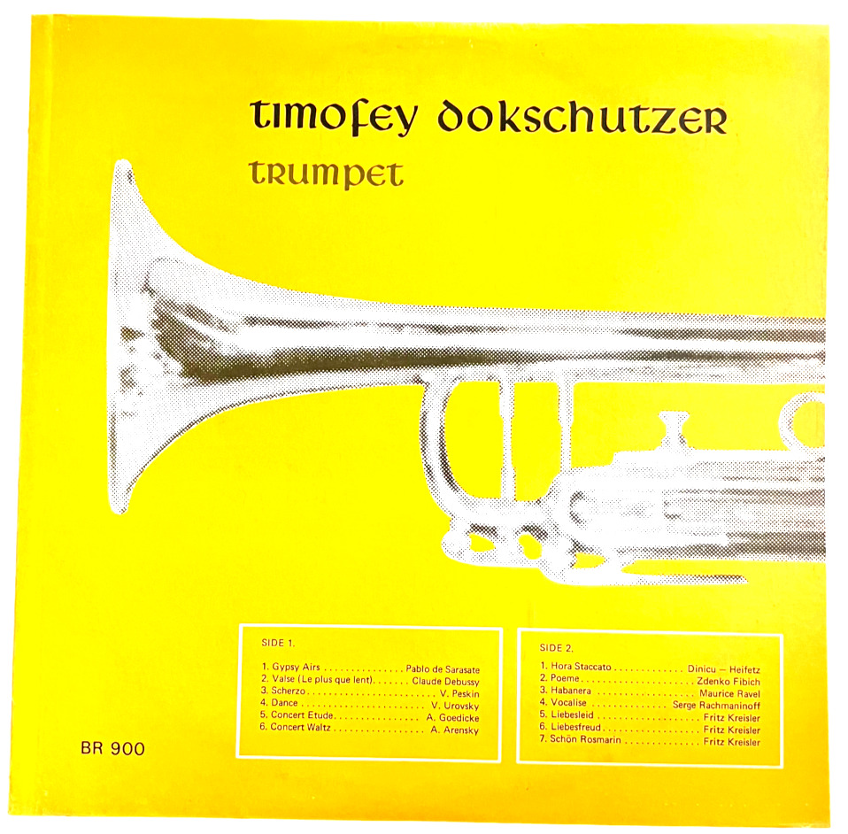 Timofey Dokschutzer - Trumpet - Boston Records BR 900 - 12" Record