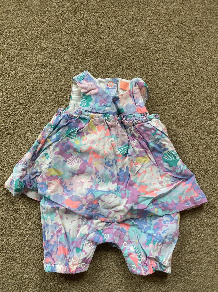 Baby Girl Joules Rainbow Babygrow Joules Baby Girls Mermaid Sea